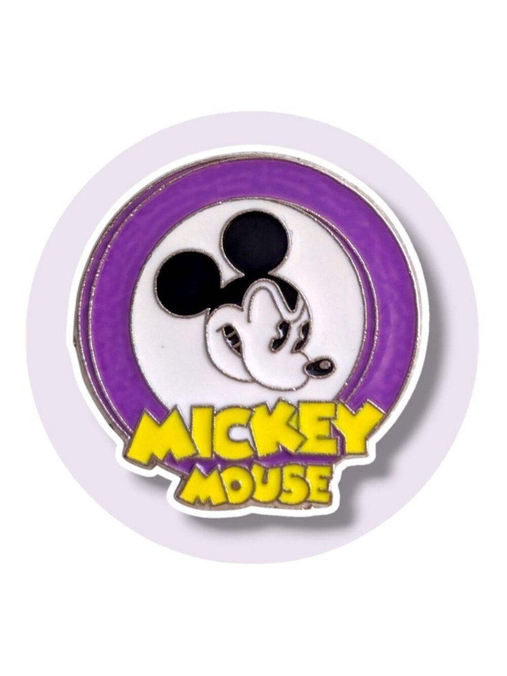 Mickey Mouse Disney Pin: Purple Oh Mickey! Angry Profile